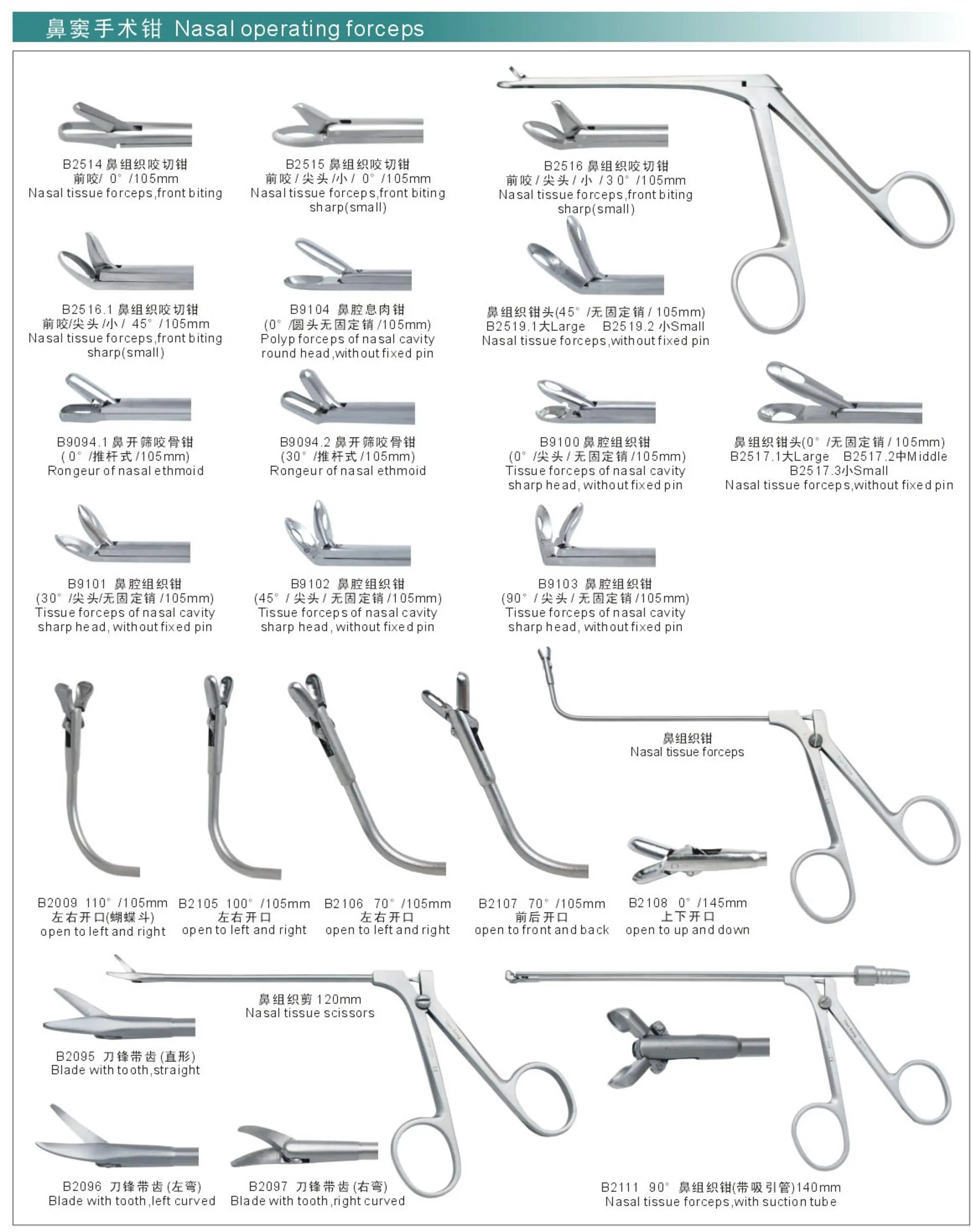 Medical Surgery Endoscope/ Ent Rigid 45 Degree Optic Nasal Endoscope