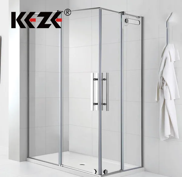 Guangdong Bathroom Rectangle Tow Sliding Glass Doors Alloy Hardware Shower Enclosures Room Complete Unit