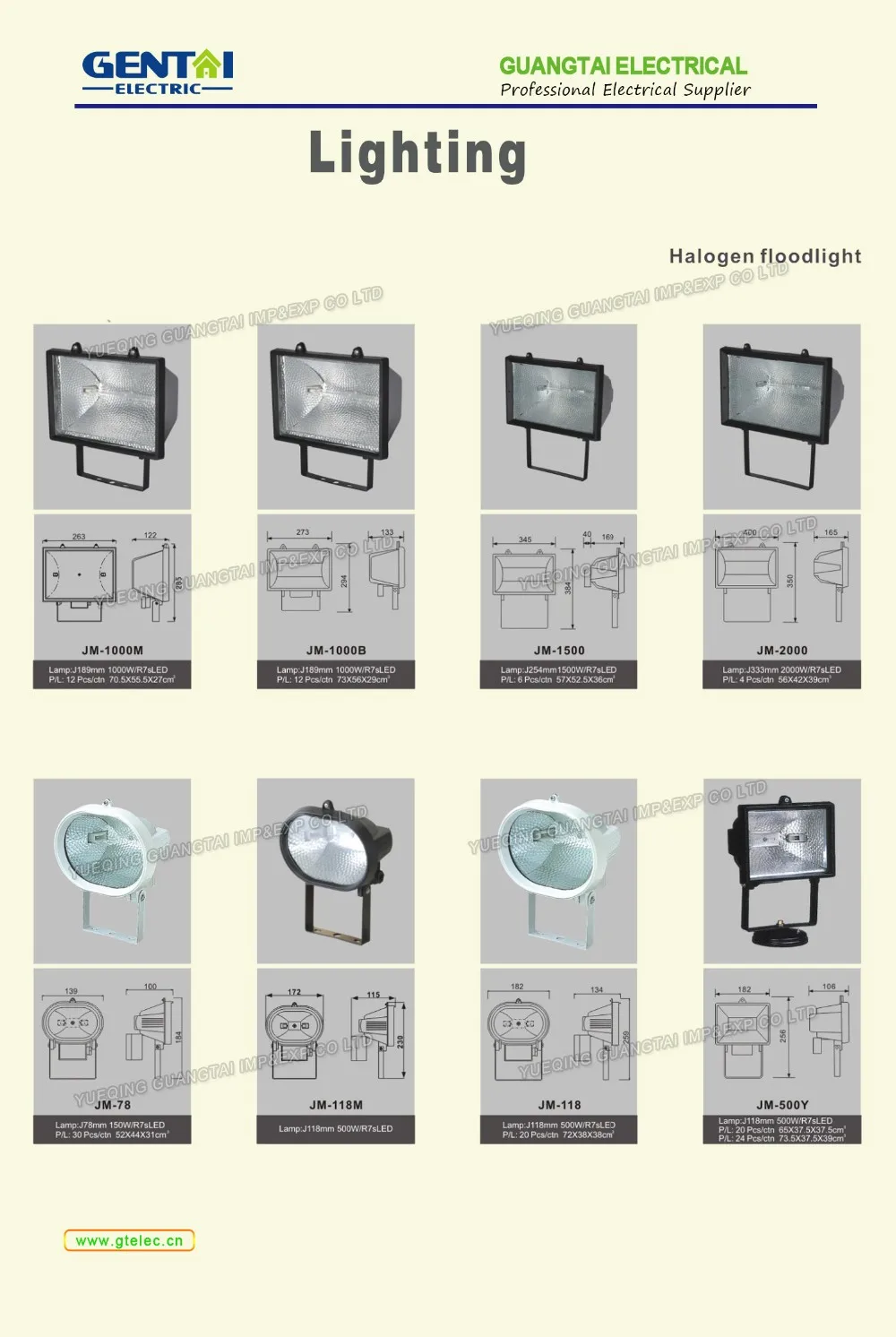 Outdoor Replacement 500w Halogen Light Led Floodlight 80w Projector