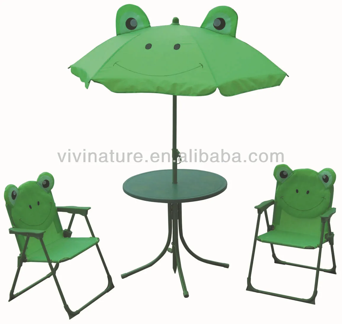 childrens table and chairs with umbrella