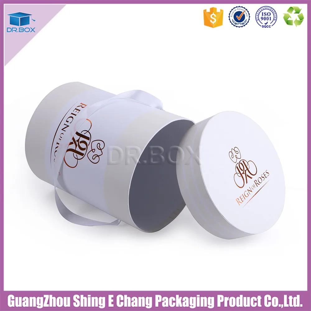 Round Gift Hat Boxes With Ribbon Handle Australia Flower Box Wholesale