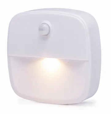 3aa Battery Powered Bedroom Warm White Cordless Closet Wall Smart Smd Motion Sensor Led Night Light with Double-sided Adhesive