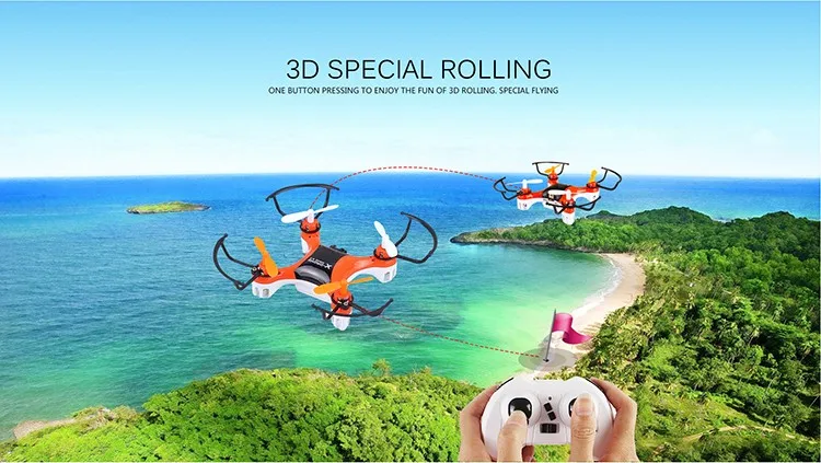 Promotional Helicute 4ch plastic rc quadrocopter mini drone