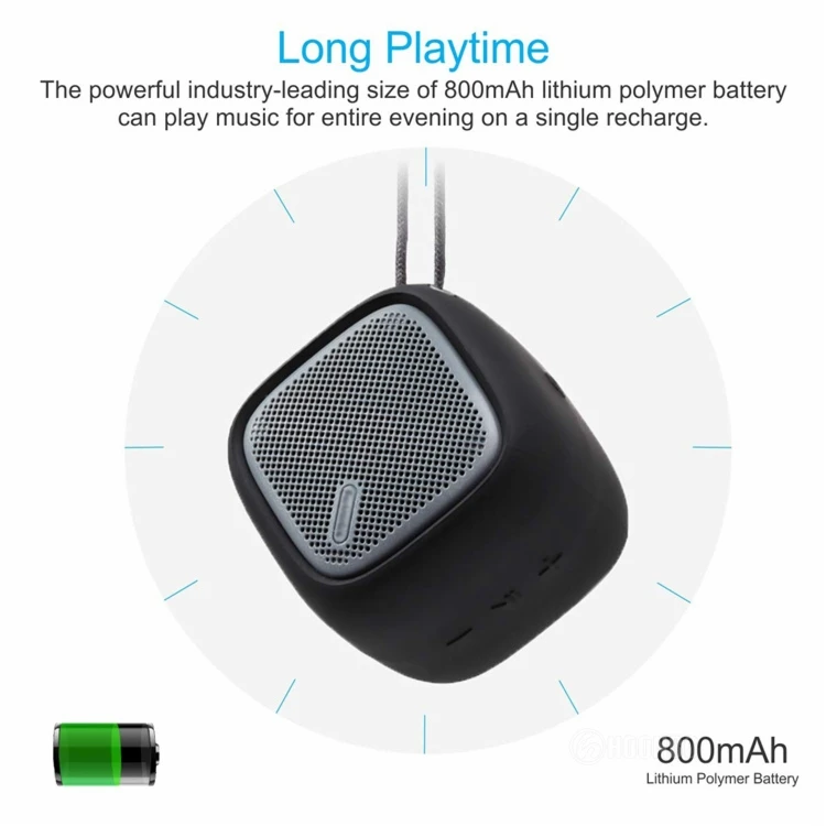 Wireless Colorful Silicon Cover Case Waterproof Bluetooth Speaker - ANKUX.COM