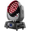 36X18W RGBWA+UV 6 in 1 LED Moving Head Wash with Zoom