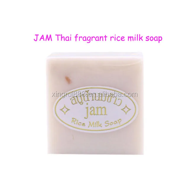 60g handmade Thailand rice soap JAM rice milk  brightening soap