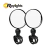 2-pack Bundle Universal Mountain Road Bike Cycling Bicycle Mini Rotary Rearview Handlebar Glass Mirror