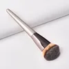 oem champagne single make-up brush do your logo cosmetic brush