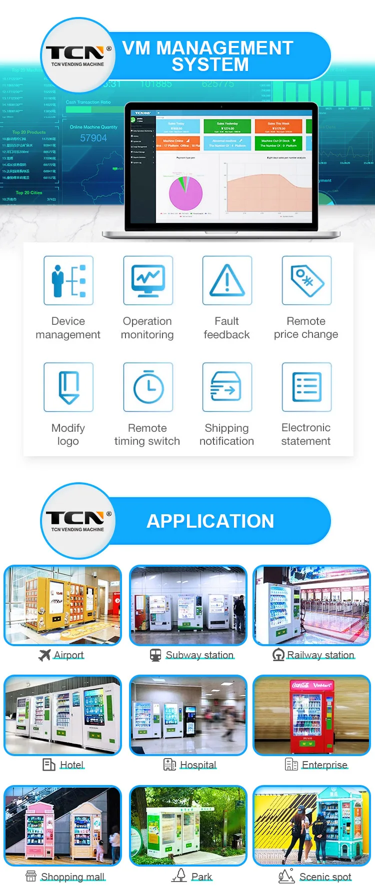 Tcn Smart Locker Custom Cans Beverage And Wine Vending Machine For Hotel Video Technical