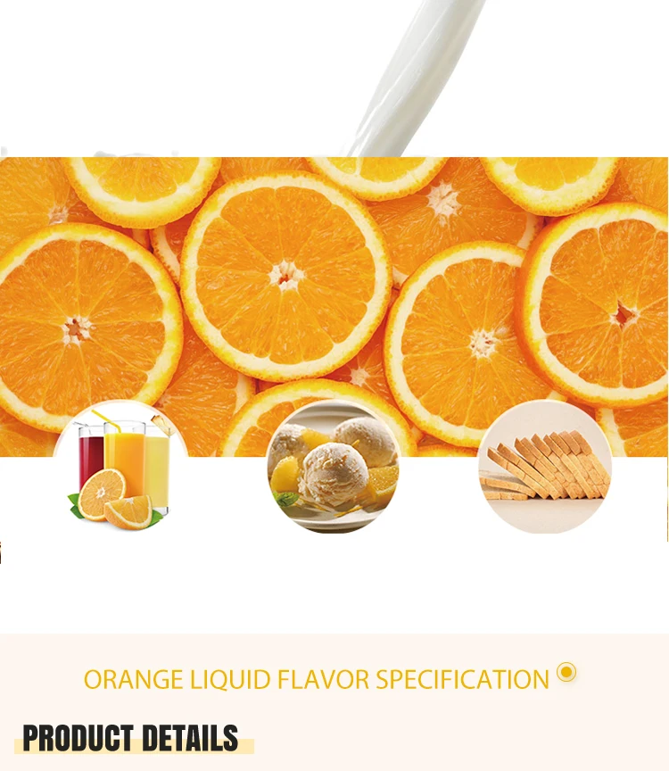 Orange flavor. Orange Liquid.