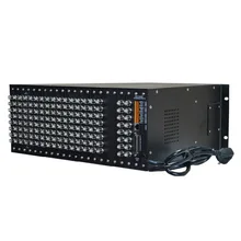 16 into 4 output AV video switching matrix host server to support small and medium sized network HD splicing