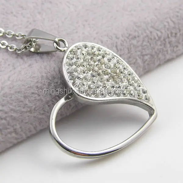 Lower Price Heart Shaped Stainless Steel Jewelry Wholesale Jewelry