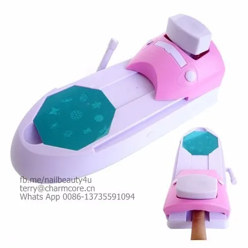 Nail Art Printing Machine Diy Manicure Set Nail Art Polish Stencil Stamping Girls Nail Art