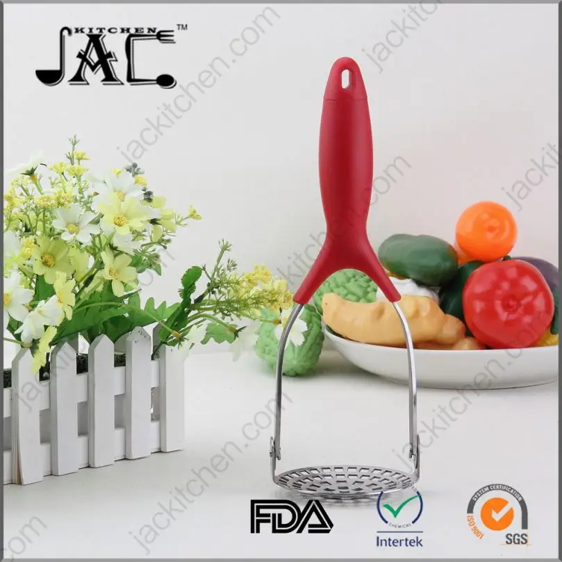 Handy Flexible Stainless Steel Potato Press With Handle
