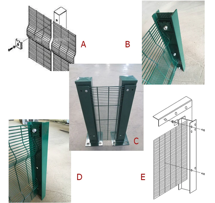 358 High Security Wire Mesh Fencing Panels
