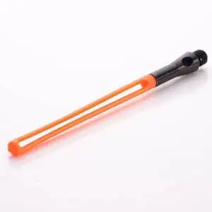 UNICORN SLIKSTIK DARTS STEMS/SHAFTS BLACK/ORANGE SHORT