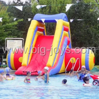 inflatable pool slide for inground pool