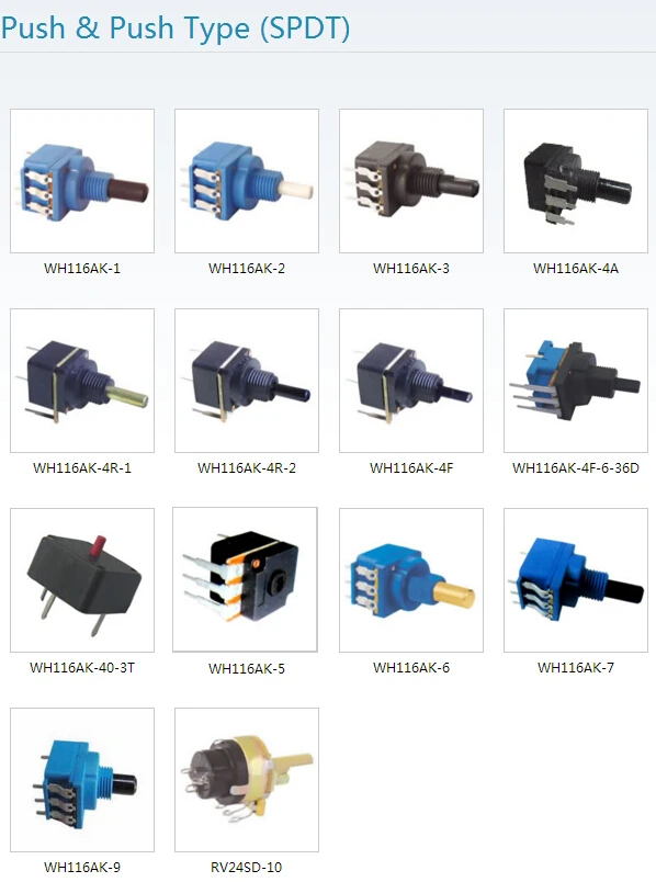 10a Dimmer Switch Variable Resistor B500k Pcb Mount Linear Rotary