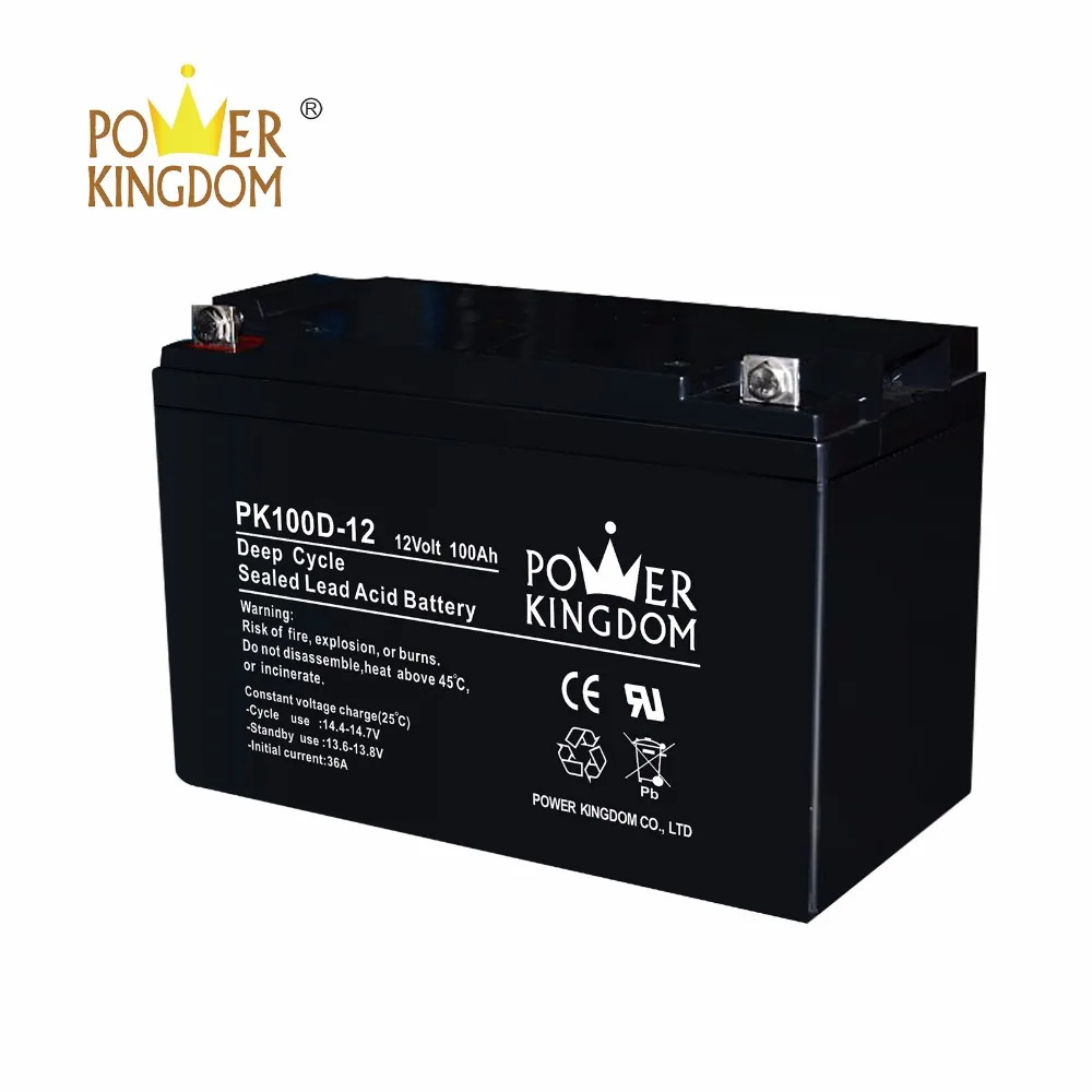 Power Kingdom Custom 12 volt deep cycle battery for solar for business vehile and power storage system-3