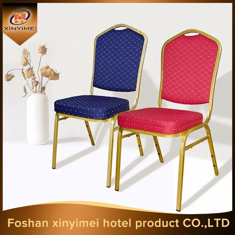Wholesale Aluminum Red & Gold Stackable Banquet Chair For Sale Buy