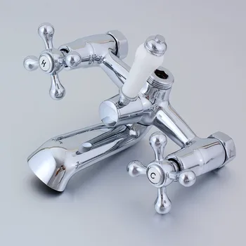 Wall Mounted Antique European Style Shower Mixer Shower Set