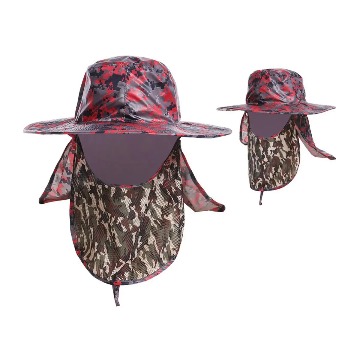 flap cap outdoor sun neck shade hat