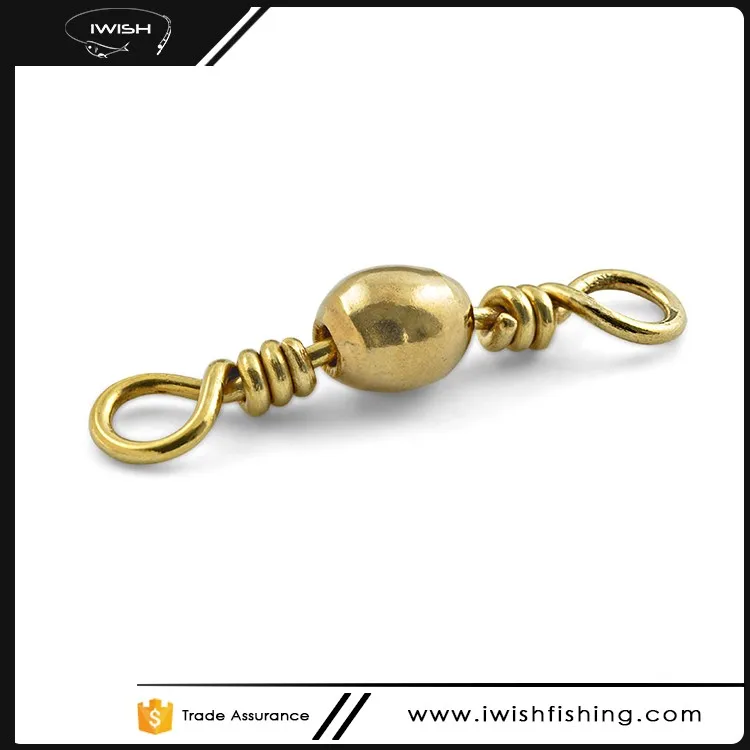 Connecting Lure To Line Brass Fishing Barrel Swivel Size Chart Buy