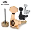 6L Sliver Locked String Guitar Tuning Pegs Keys Tuners Machine Heads for Strat Style Electric Guitar