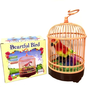 bird in a cage toy