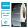 white void label paper,custom vinyl sticker waterproof self adhesive label stickers label roll