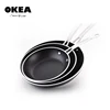 Forged cookware kitchen cook 9 pcs prestige non-stick cookware set with Stainless steel handle society cookware