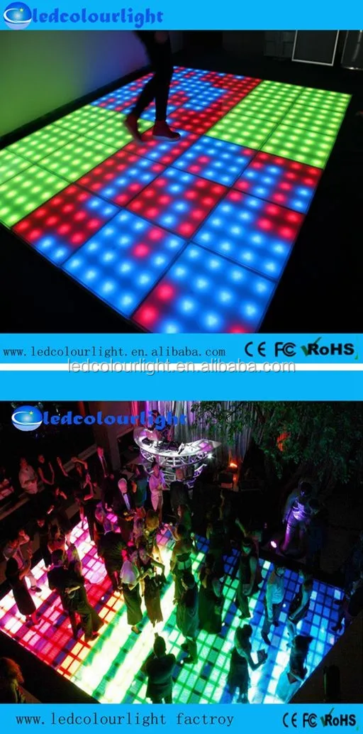 Dmx Led Dance Floor Stage Light Controller Rgb Led Panel Light