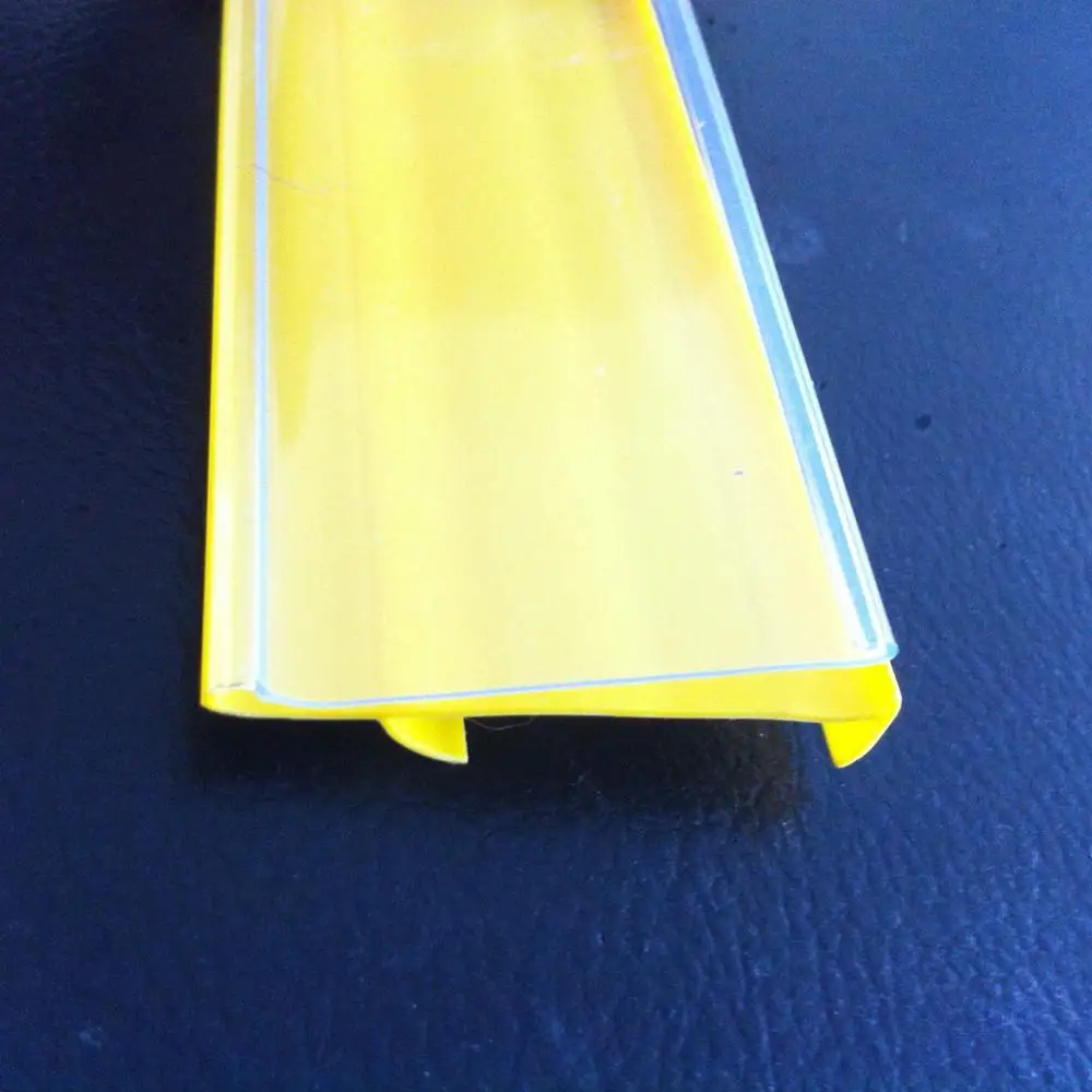 Plastic Data Strip Label Holder For Supermarket Shelves Price Display