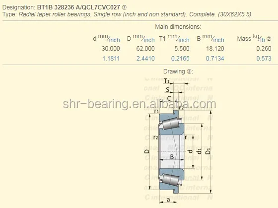 tapered-cup-and-cone-roller-bearing-bt1b328236-a-qcl7c-koyo-bearing