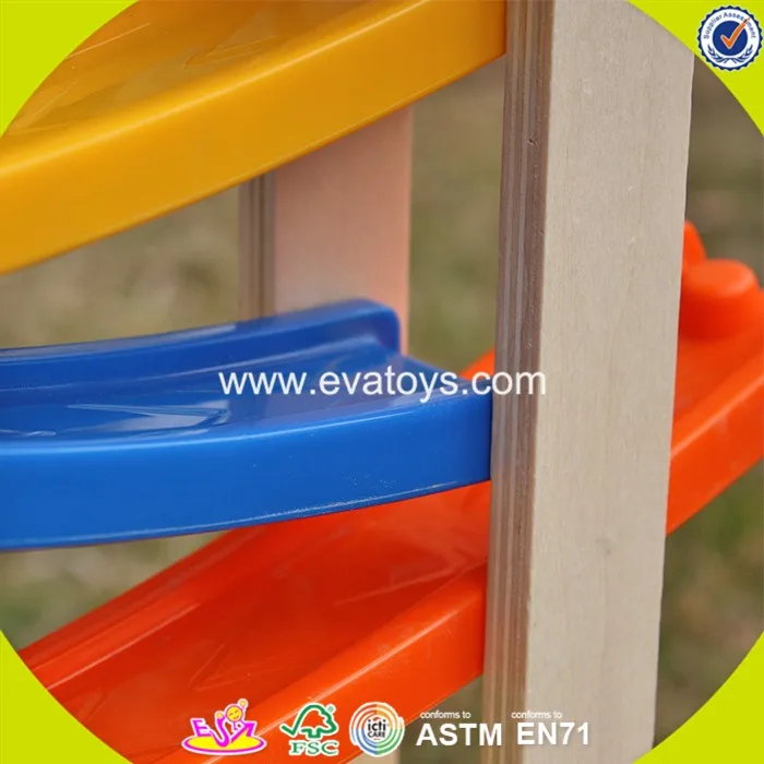 2018 Wholesale 3 Level Pathway Wooden Toy Car Ramps For Toddlers New