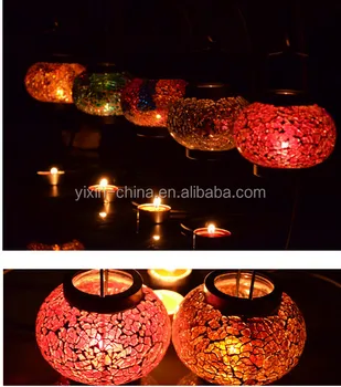 Decorative Glass Candle Holder 