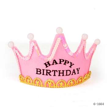 Birthday Party Decorations Happy Birthday Crown Hat Birthday Cap