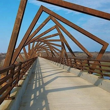 Top Seller Corten Steel Urban Pedestrian Covered Bridge - Buy Urban