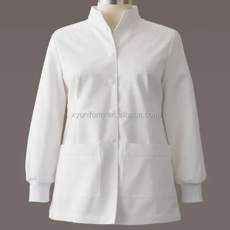 Women's Lab Coat 100cotton,Tc,Cvc 100polyester Doctor's Jacket Lab