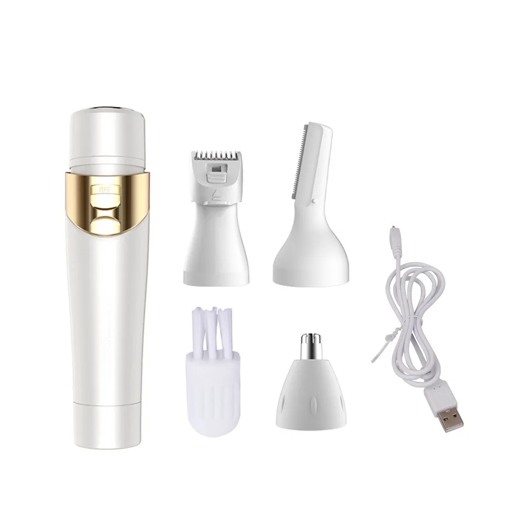 Electric Facial Epilator 2 In 1 Cordless Longlasting Hair Remover