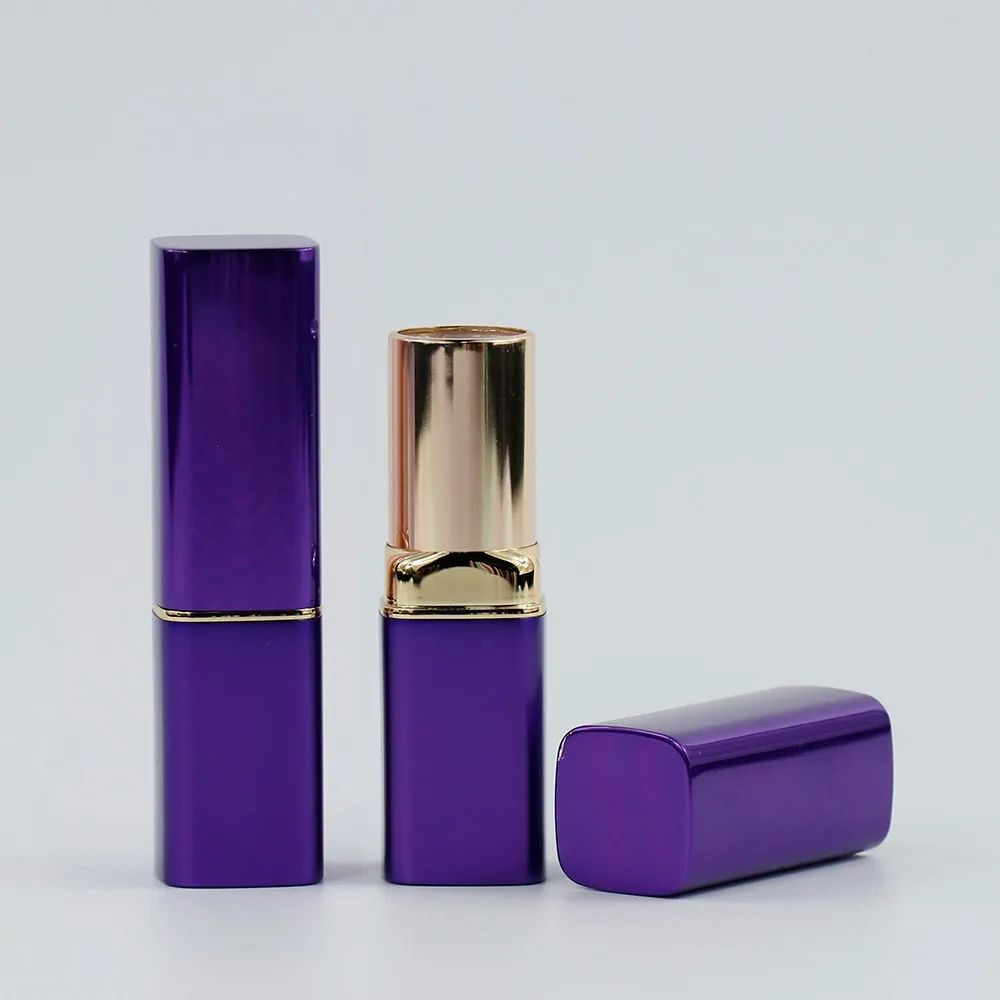 紫色空铝口红管