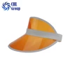 Fashion uv protection cheap pvc plastic sun visor hat for kids