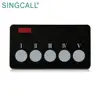 SINGCALL simple and fashion five-button restaurant kitchen call pager