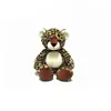 Wholesale Lifelike Leopard Toy Cartoon Brown Sitting Plush Leopard