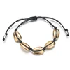 Handmade Diy Charming Jewelry For Women Color Gold /Silver Shell Bracelet