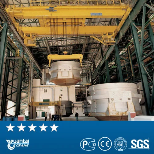 QDY YZ 300 120 60 250 100 400 500 150 50 ton heavy duty casting crane lifting machine price with hoist winch trolley