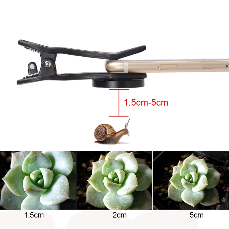 APEXEL HD 16MM Wide Angle Macro 2 in 1 Lens + camera lens filter Kit for Smartphone