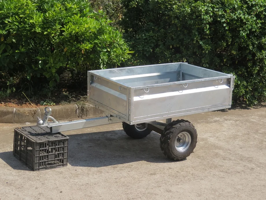Small Size Easy Towing Galvanized Garden Trailer Buy Atv Tow Behind