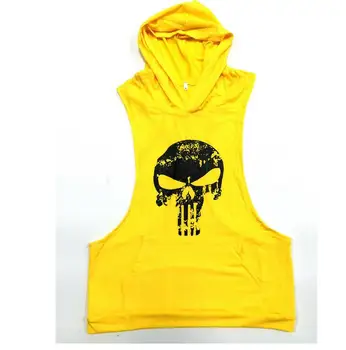 sleeveless hoodie tank top