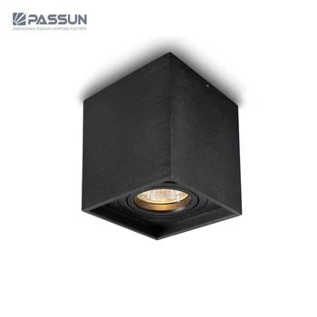 Gu10 Socket Square Housing Max50w Ceiling Spot Light For Indoor